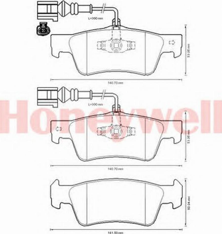 BENDIX 573301B - Kit de plaquettes de frein, frein à disque cwaw.fr