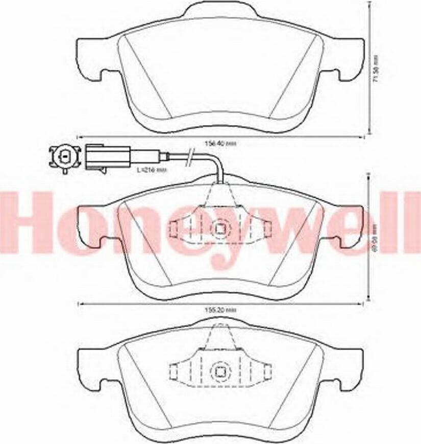 BENDIX 573334B - Kit de plaquettes de frein, frein à disque cwaw.fr