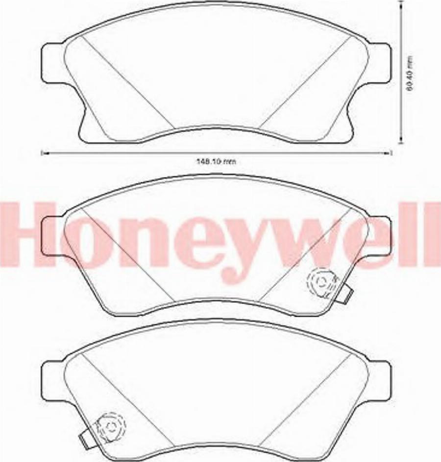 BENDIX 573332B - Kit de plaquettes de frein, frein à disque cwaw.fr