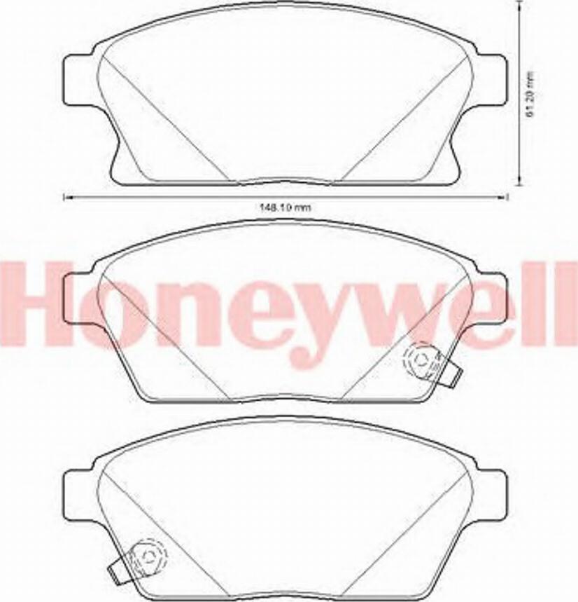 BENDIX 573325B - Kit de plaquettes de frein, frein à disque cwaw.fr