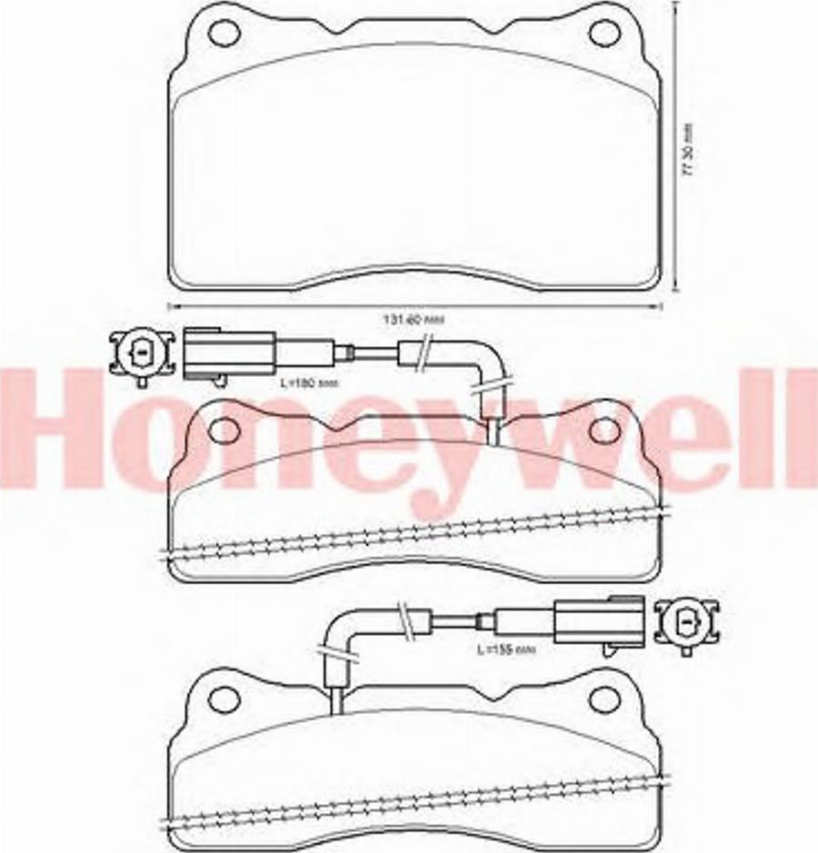 BENDIX 573322B - Kit de plaquettes de frein, frein à disque cwaw.fr