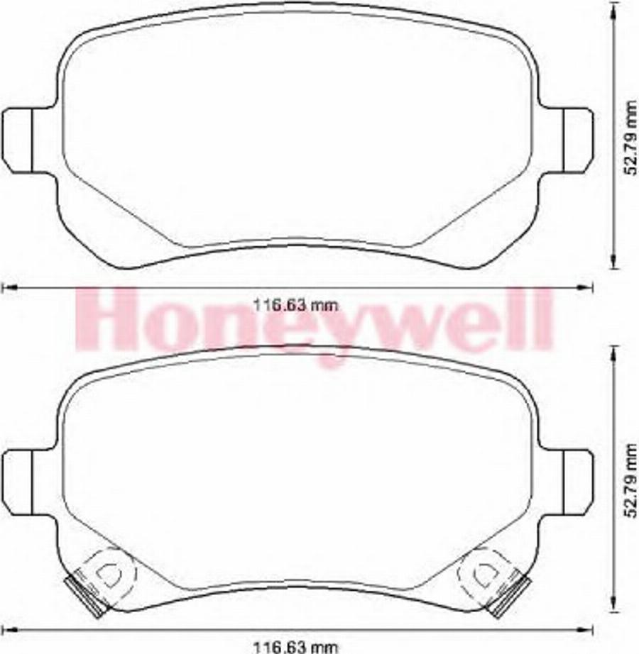 BENDIX 573299B - Kit de plaquettes de frein, frein à disque cwaw.fr