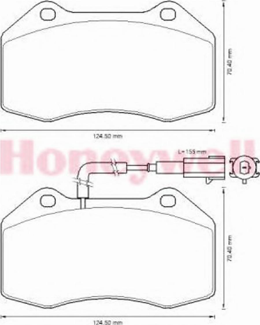 BENDIX 573290B - Kit de plaquettes de frein, frein à disque cwaw.fr