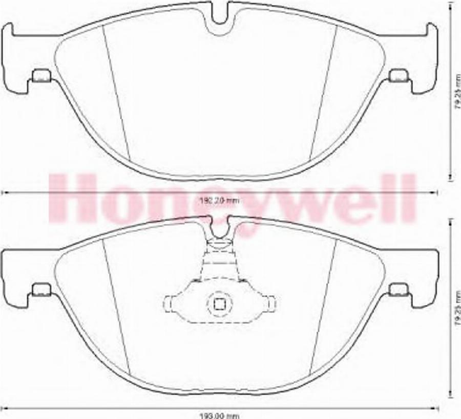 BENDIX 573292B - Kit de plaquettes de frein, frein à disque cwaw.fr