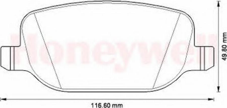 BENDIX 573252B - Kit de plaquettes de frein, frein à disque cwaw.fr