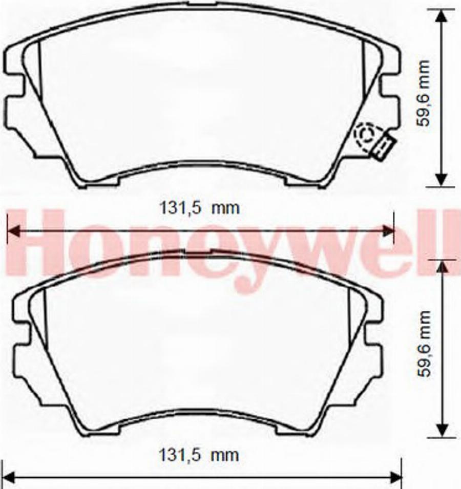 BENDIX 573269B - Kit de plaquettes de frein, frein à disque cwaw.fr