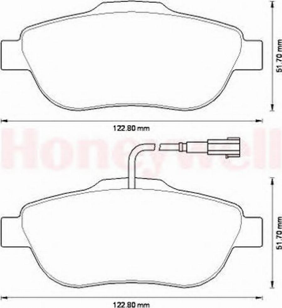 BENDIX 573266B - Kit de plaquettes de frein, frein à disque cwaw.fr