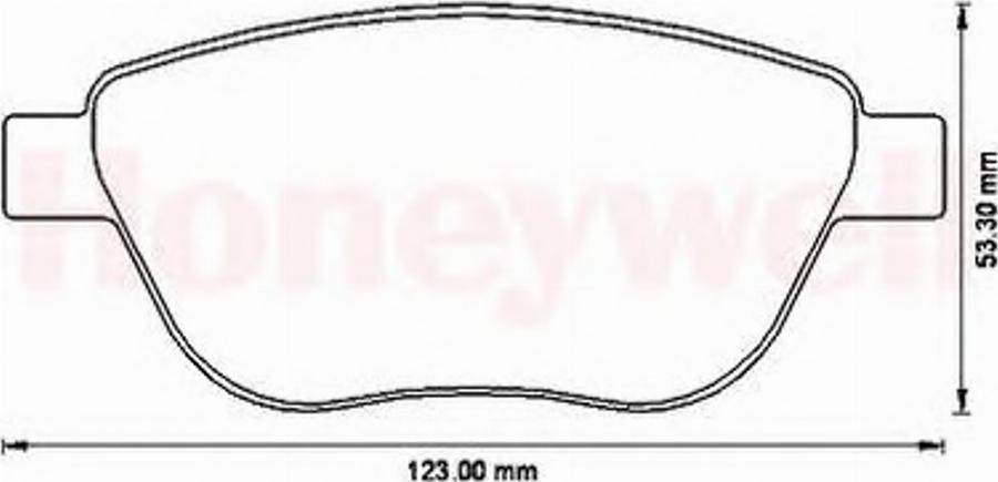 BENDIX 573204B - Kit de plaquettes de frein, frein à disque cwaw.fr