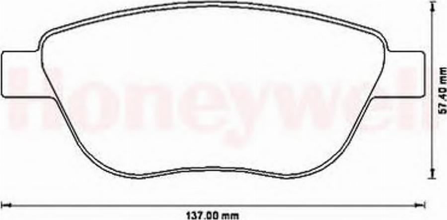 BENDIX 573205B - Kit de plaquettes de frein, frein à disque cwaw.fr