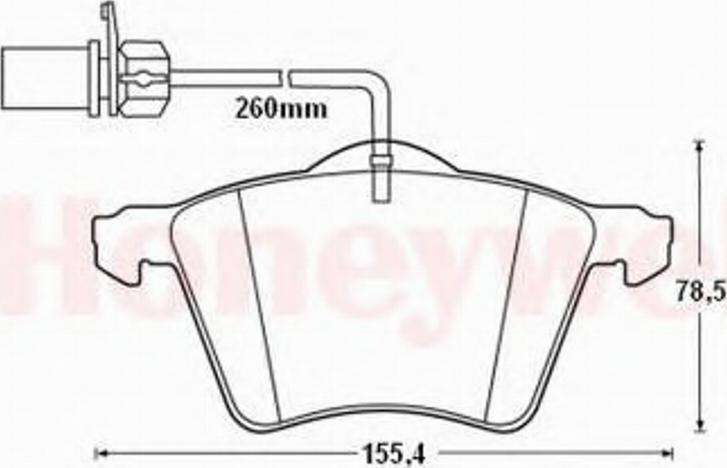 BENDIX 573206B - Kit de plaquettes de frein, frein à disque cwaw.fr