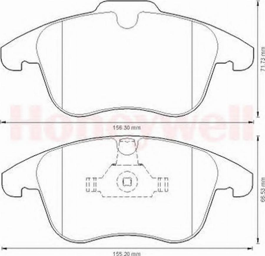 BENDIX 573201B - Kit de plaquettes de frein, frein à disque cwaw.fr