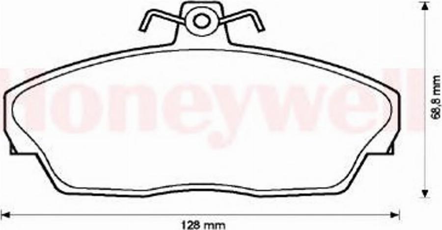 BENDIX 573203B - Kit de plaquettes de frein, frein à disque cwaw.fr