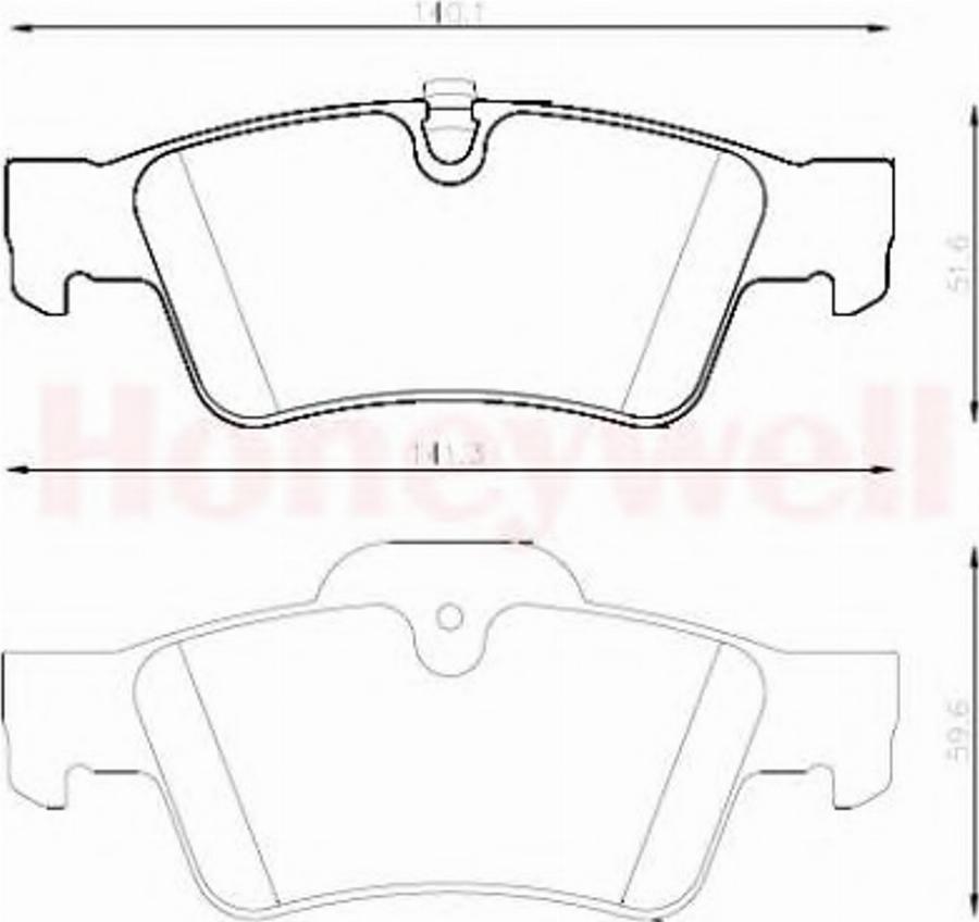 BENDIX 573202 B - Kit de plaquettes de frein, frein à disque cwaw.fr