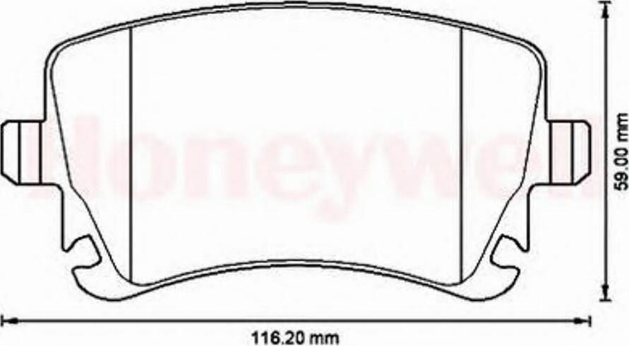 BENDIX 573219B - Kit de plaquettes de frein, frein à disque cwaw.fr