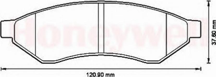 BENDIX 573215B - Kit de plaquettes de frein, frein à disque cwaw.fr