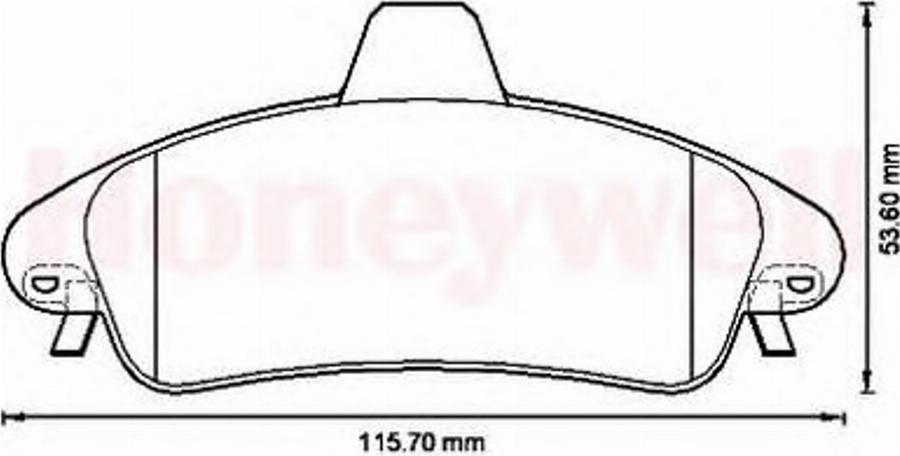 BENDIX 573213B - Kit de plaquettes de frein, frein à disque cwaw.fr