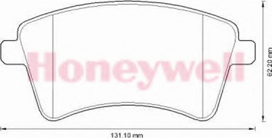 BENDIX 573284B - Kit de plaquettes de frein, frein à disque cwaw.fr