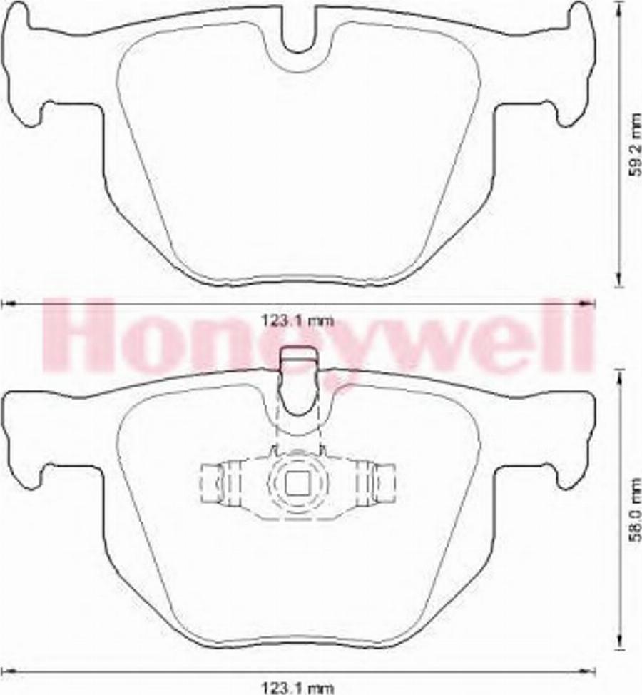 BENDIX 573285B - Kit de plaquettes de frein, frein à disque cwaw.fr