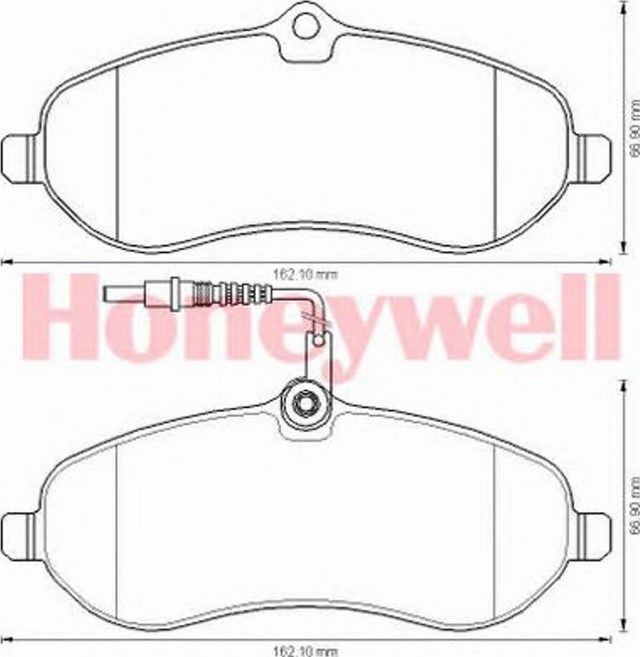 BENDIX 573280B - Kit de plaquettes de frein, frein à disque cwaw.fr