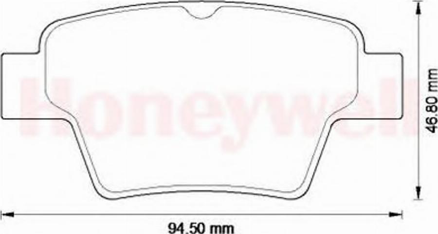 BENDIX 573235B - Kit de plaquettes de frein, frein à disque cwaw.fr