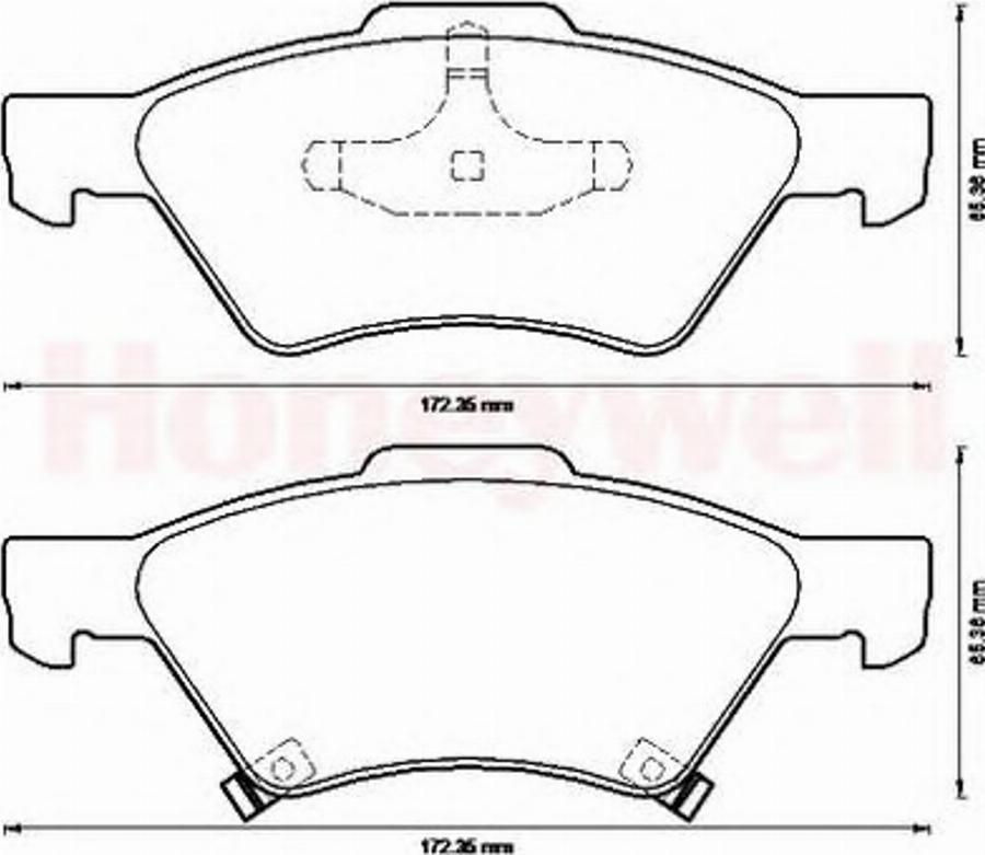 BENDIX 573238B - Kit de plaquettes de frein, frein à disque cwaw.fr