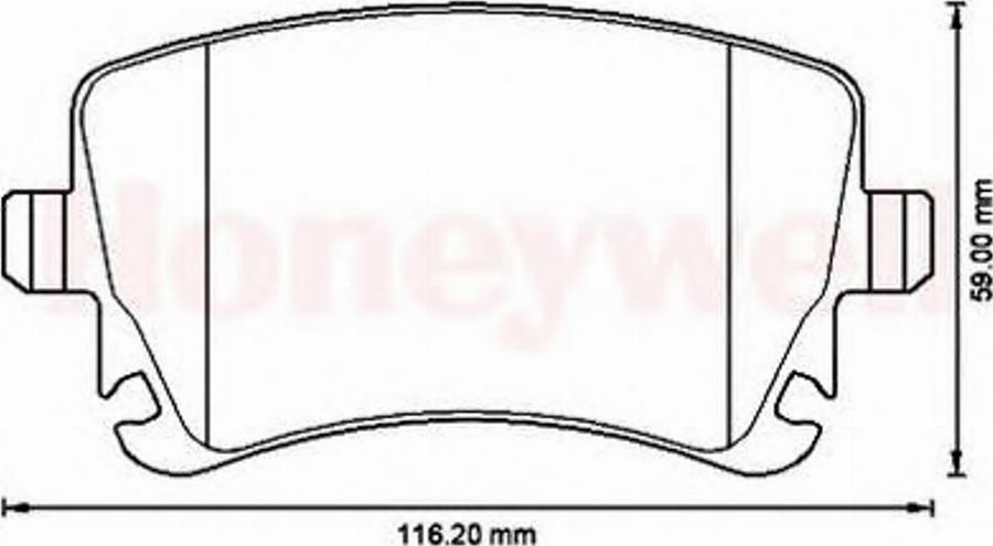 BENDIX 573220B - Kit de plaquettes de frein, frein à disque cwaw.fr