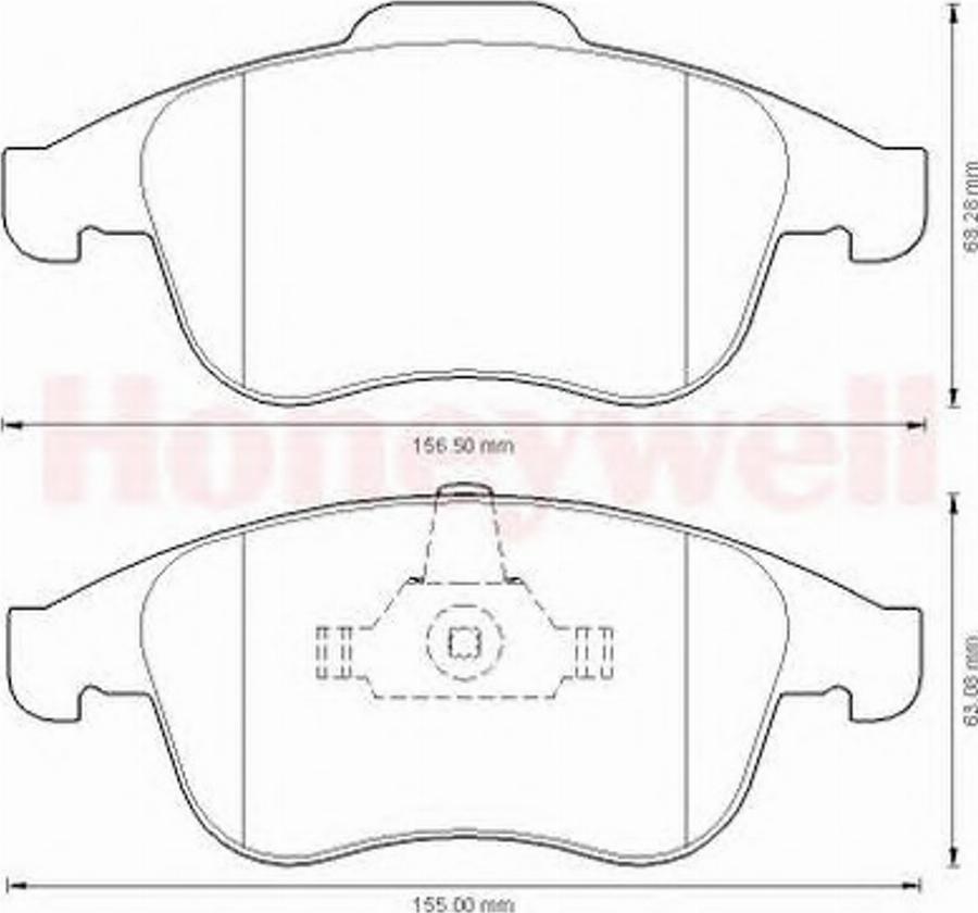 BENDIX 573273B - Kit de plaquettes de frein, frein à disque cwaw.fr