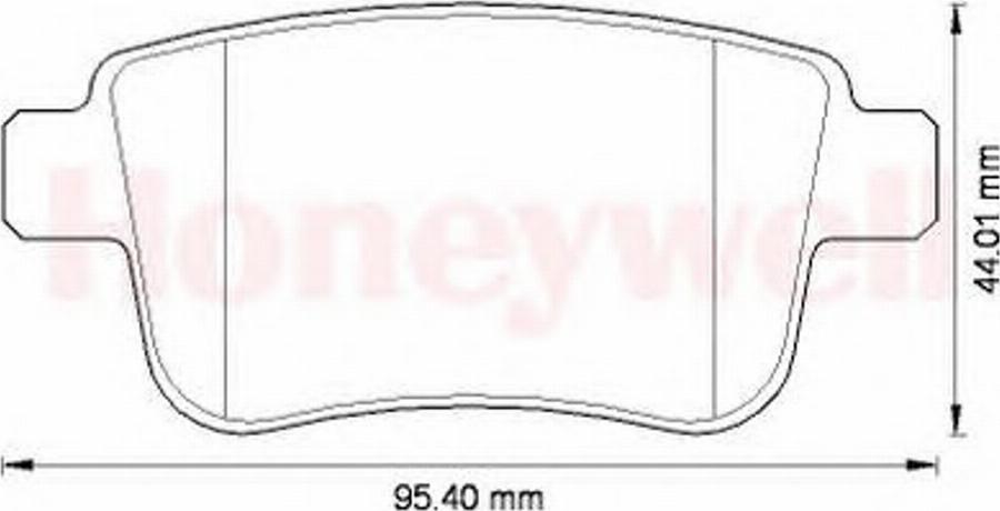 BENDIX 573272B - Kit de plaquettes de frein, frein à disque cwaw.fr