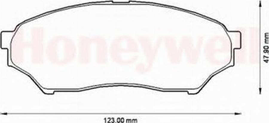 BENDIX 572499B - Kit de plaquettes de frein, frein à disque cwaw.fr