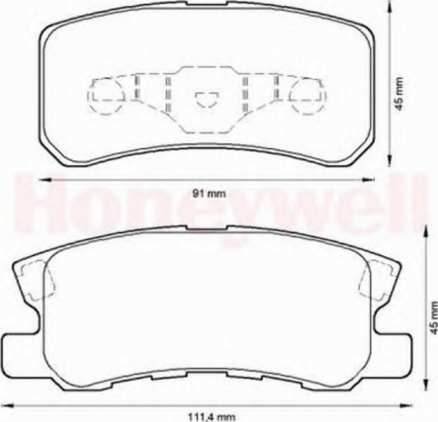 BENDIX 572498B - Kit de plaquettes de frein, frein à disque cwaw.fr