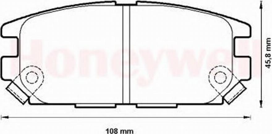 BENDIX 572493B - Kit de plaquettes de frein, frein à disque cwaw.fr