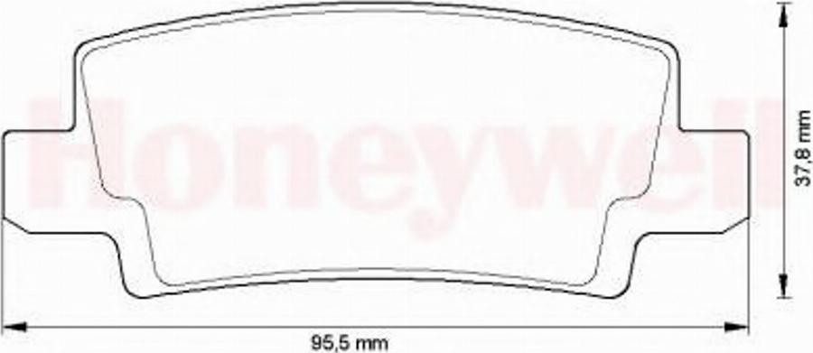 BENDIX 572492B - Kit de plaquettes de frein, frein à disque cwaw.fr