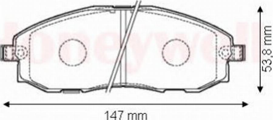 BENDIX 572442B - Kit de plaquettes de frein, frein à disque cwaw.fr