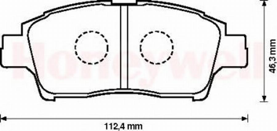 BENDIX 572404 B - Kit de plaquettes de frein, frein à disque cwaw.fr