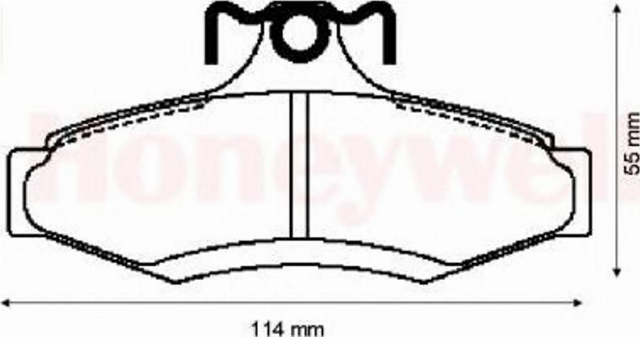 BENDIX 572406B - Jeu de mâchoires de frein cwaw.fr