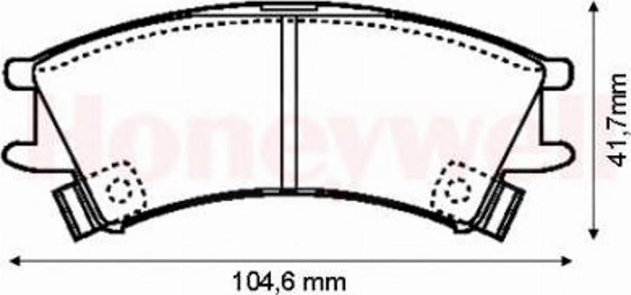 BENDIX 572401B - Kit de plaquettes de frein, frein à disque cwaw.fr