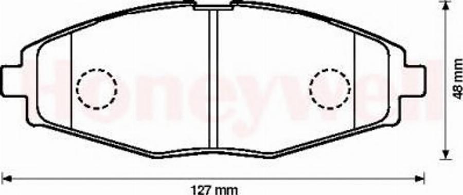 BENDIX 572402B - Kit de plaquettes de frein, frein à disque cwaw.fr