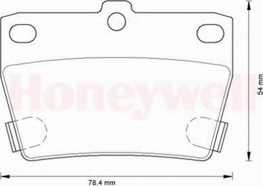 BENDIX 572488B - Kit de plaquettes de frein, frein à disque cwaw.fr