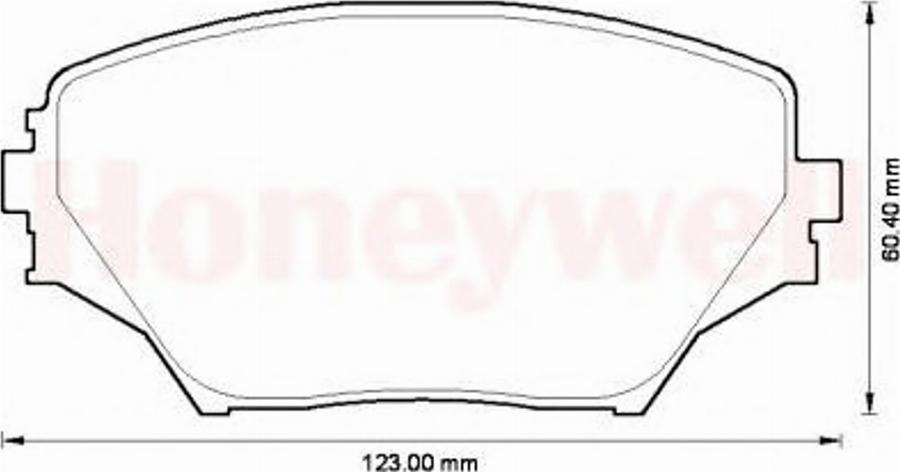 BENDIX 572487B - Kit de plaquettes de frein, frein à disque cwaw.fr