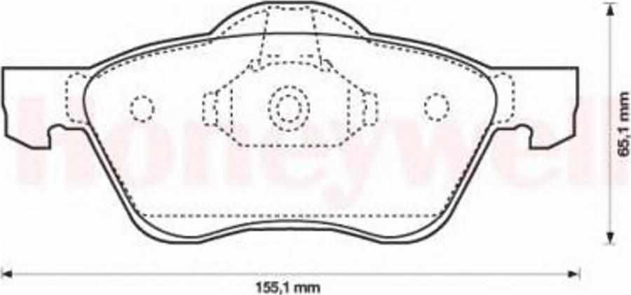 BENDIX 572431B - Kit de plaquettes de frein, frein à disque cwaw.fr