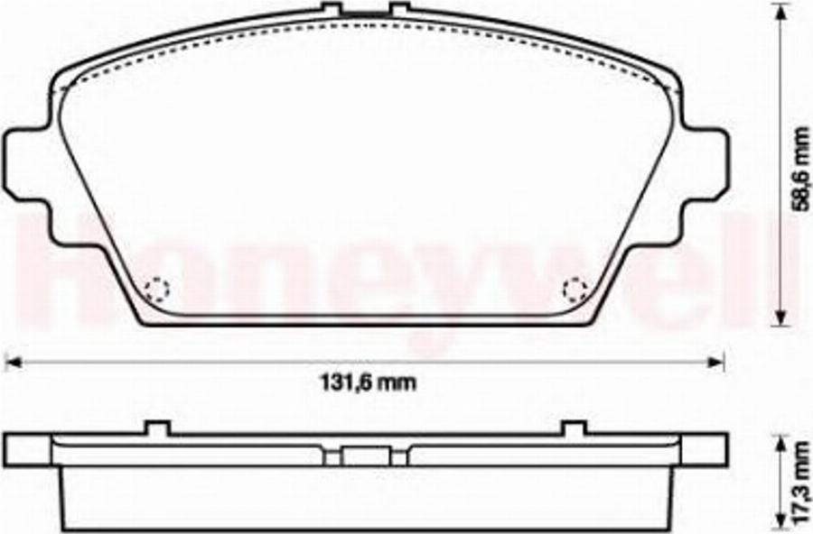 BENDIX 572428B - Kit de plaquettes de frein, frein à disque cwaw.fr