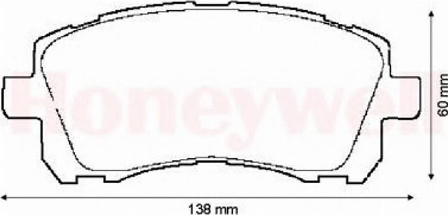 BENDIX 572423B - Kit de plaquettes de frein, frein à disque cwaw.fr