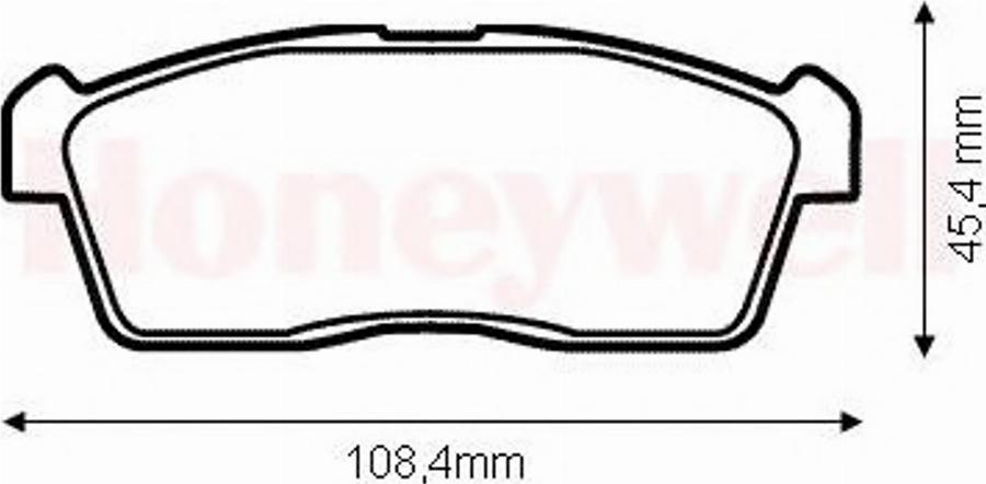 BENDIX 572471B - Kit de plaquettes de frein, frein à disque cwaw.fr