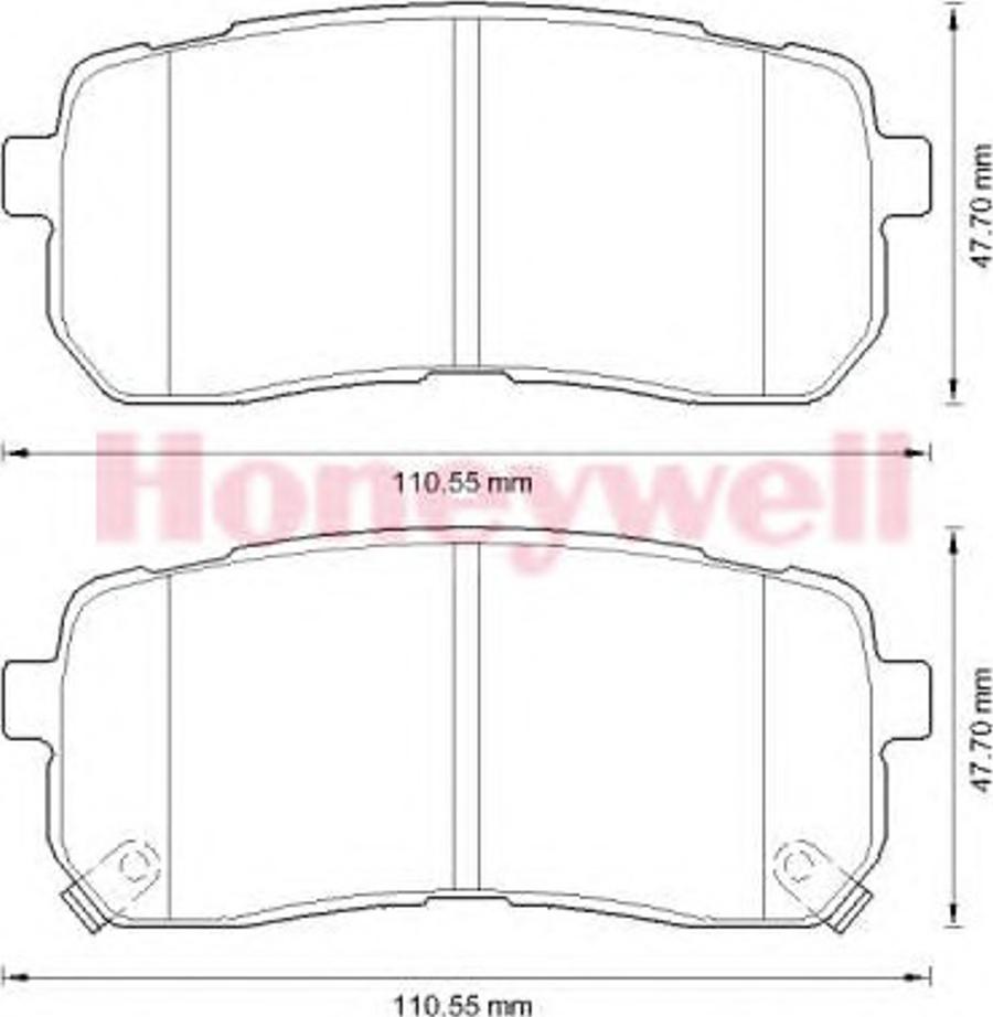 BENDIX 572596B - Kit de plaquettes de frein, frein à disque cwaw.fr