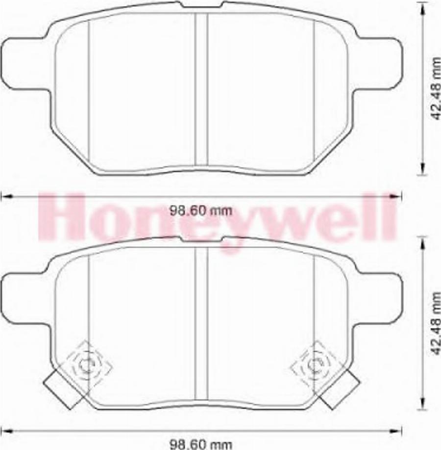 BENDIX 572591B - Kit de plaquettes de frein, frein à disque cwaw.fr