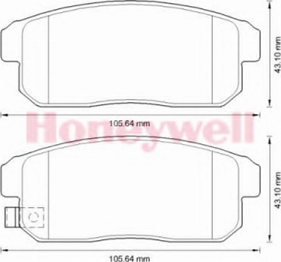 BENDIX 572592B - Kit de plaquettes de frein, frein à disque cwaw.fr