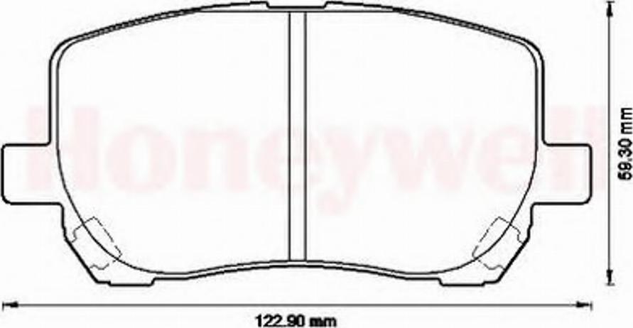 BENDIX 572546B - Kit de plaquettes de frein, frein à disque cwaw.fr