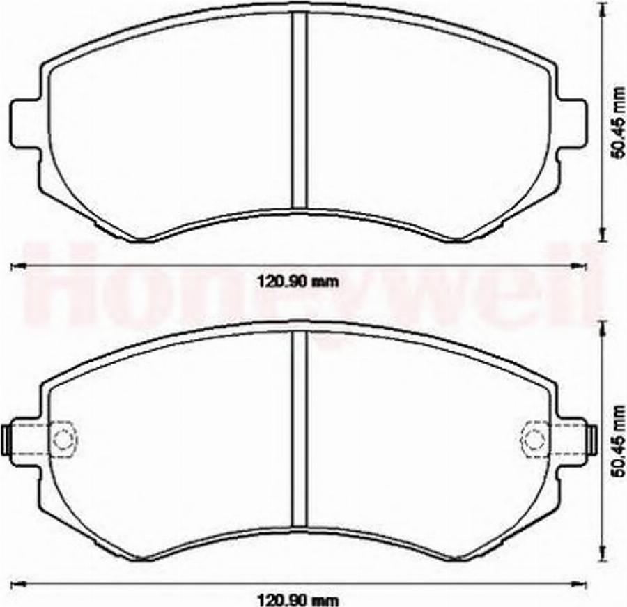 BENDIX 572541B - Kit de plaquettes de frein, frein à disque cwaw.fr