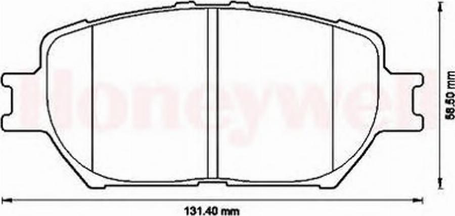 BENDIX 572553B - Kit de plaquettes de frein, frein à disque cwaw.fr