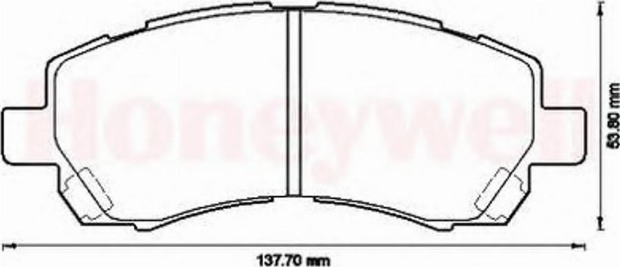 BENDIX 572566B - Kit de plaquettes de frein, frein à disque cwaw.fr